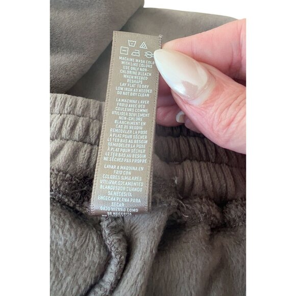 SKIMS brown velour flare pants‎ size LARGE excellent condition - Picture 4 of 7